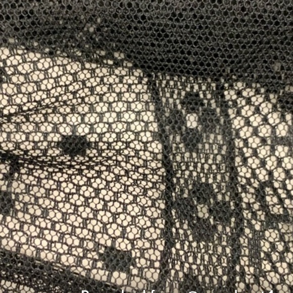 ANTHROPOLOGIE Dress Sleeveless Lace Black Size M - Picture 8 of 12